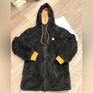 Zyia Long Hooded Teddy Coat
